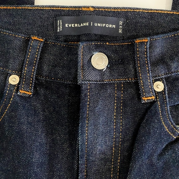 Everlane New Stretch Skinny Jeans Dark Indigo NWT Size 30 x 32 - Picture 10 of 11